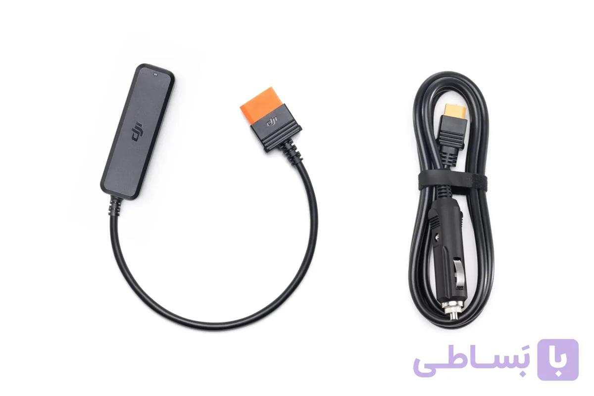 مبدل فندکی خودرو برای شارژ پاپر استیشن دی جی آی | DJI Power Car Power Outlet to SDC Power Cable (12V/24V) — تصویر 1