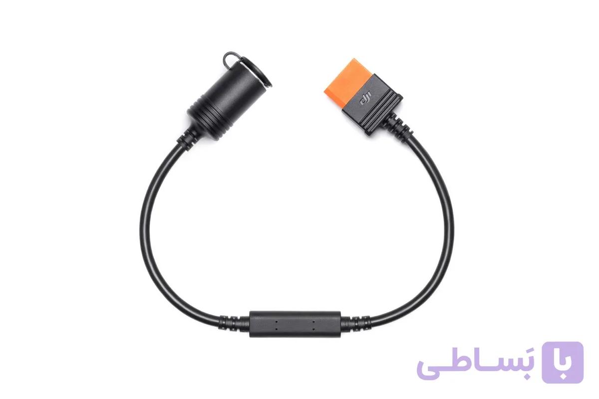 کابل و مبدل پاور استیشن دی جی آی به فندکی و برق خودرو | DJI Power SDC to Car Charger Plug Power Cable (12V) — تصویر 1