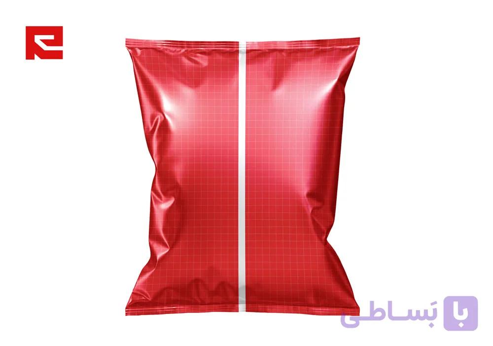 دانلود طرح لایه باز موکاپ پاکت چیپس و پفک به صورت سه بعدی کد 195
