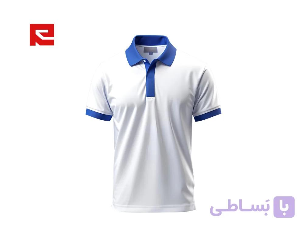 دانلود طرح موکاپ پولو شرت دکمه دار با بک گراند شفاف کد 197