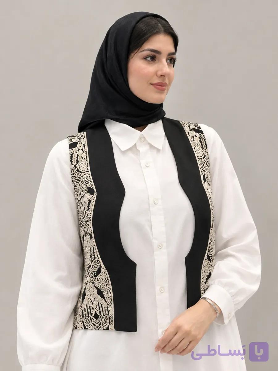 جلیقه مجلسی زنانه تمنا — تصویر 1