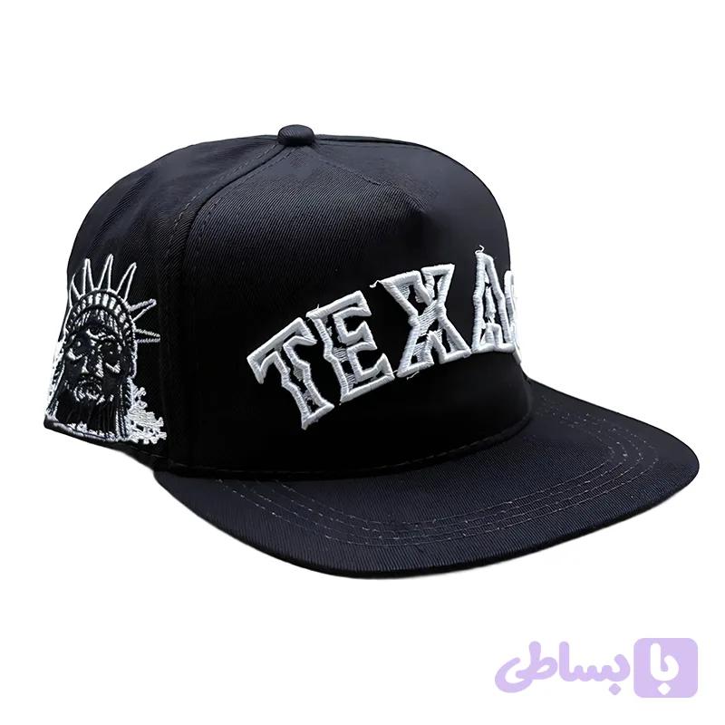 کلاه کپ مشکی بک فیت مدل TEXAS (کد A0G7L)