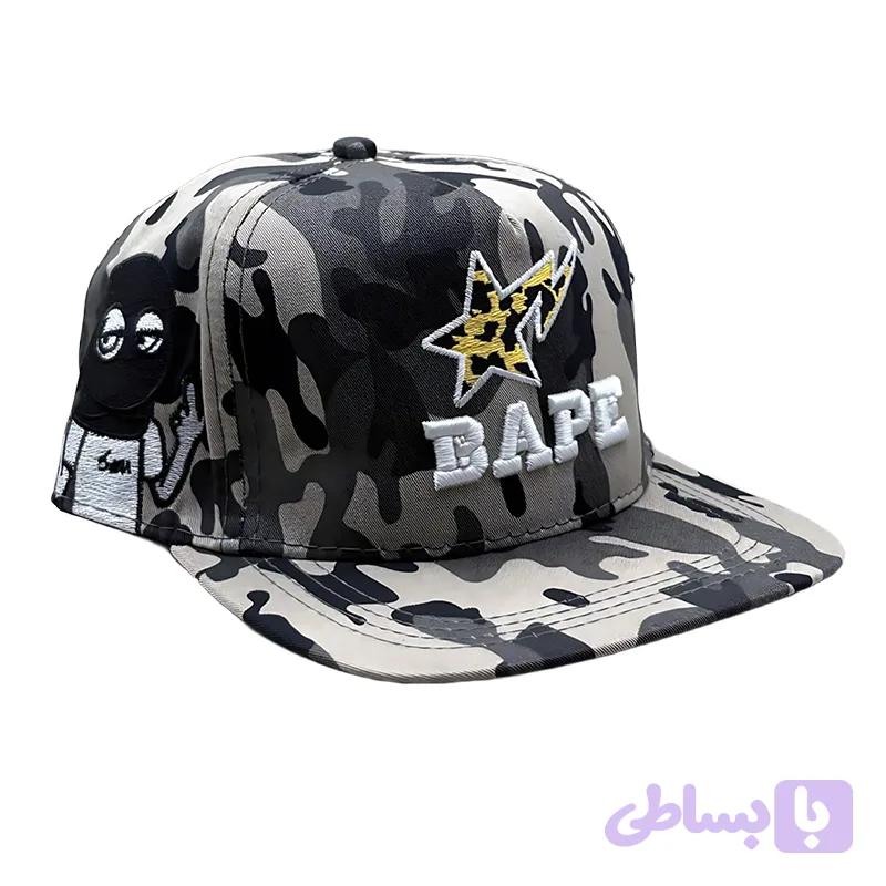 کلاه کپ چیریکی بک فیت مدل BAPE (کد D3SPQ)