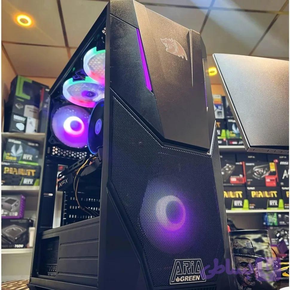 کیس گیمینگ اسمبل شده نسل 9 /I3 9100F/ RAM16/RX 580