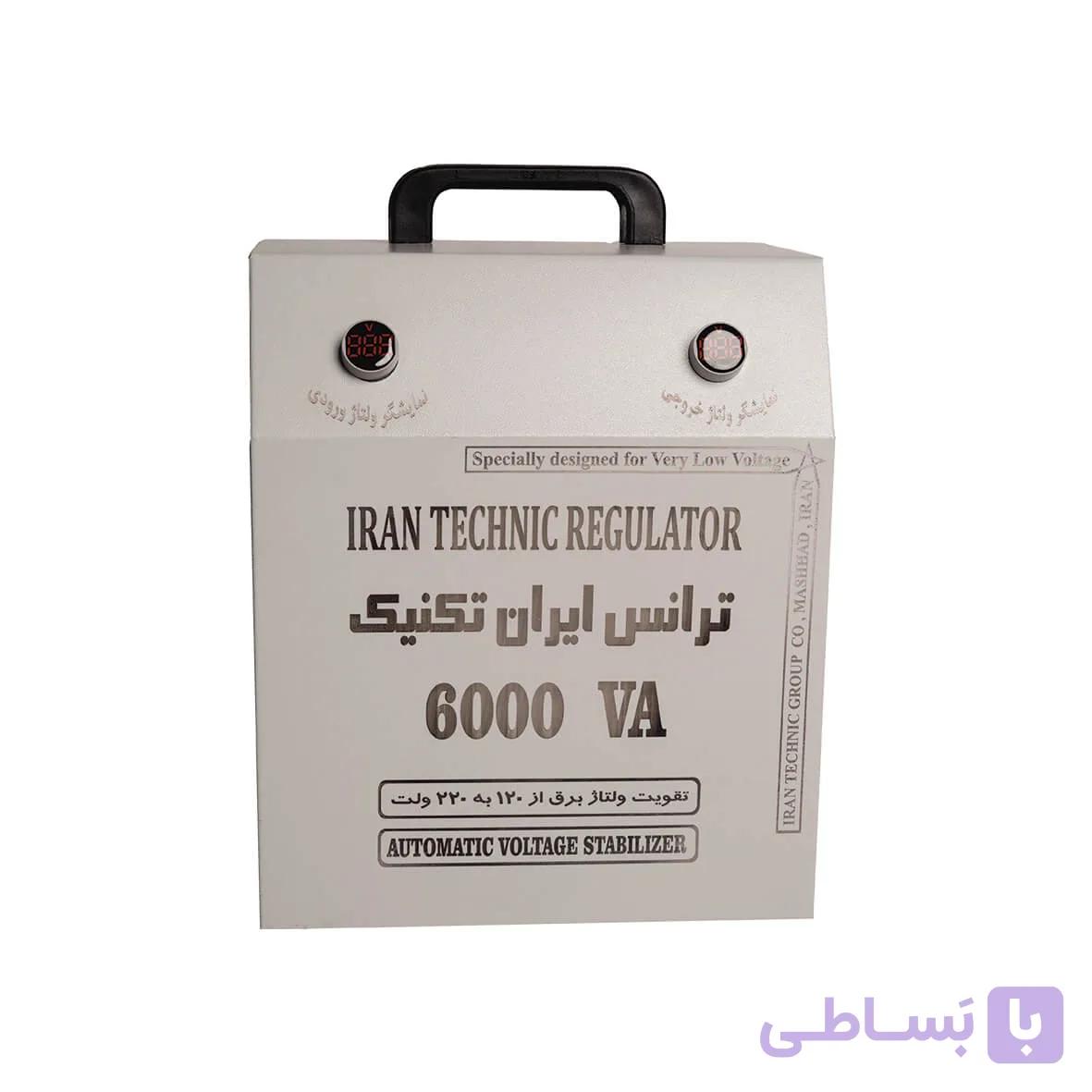 استابلایزر و تقویت برق 6000 وات – ایران تکنیک