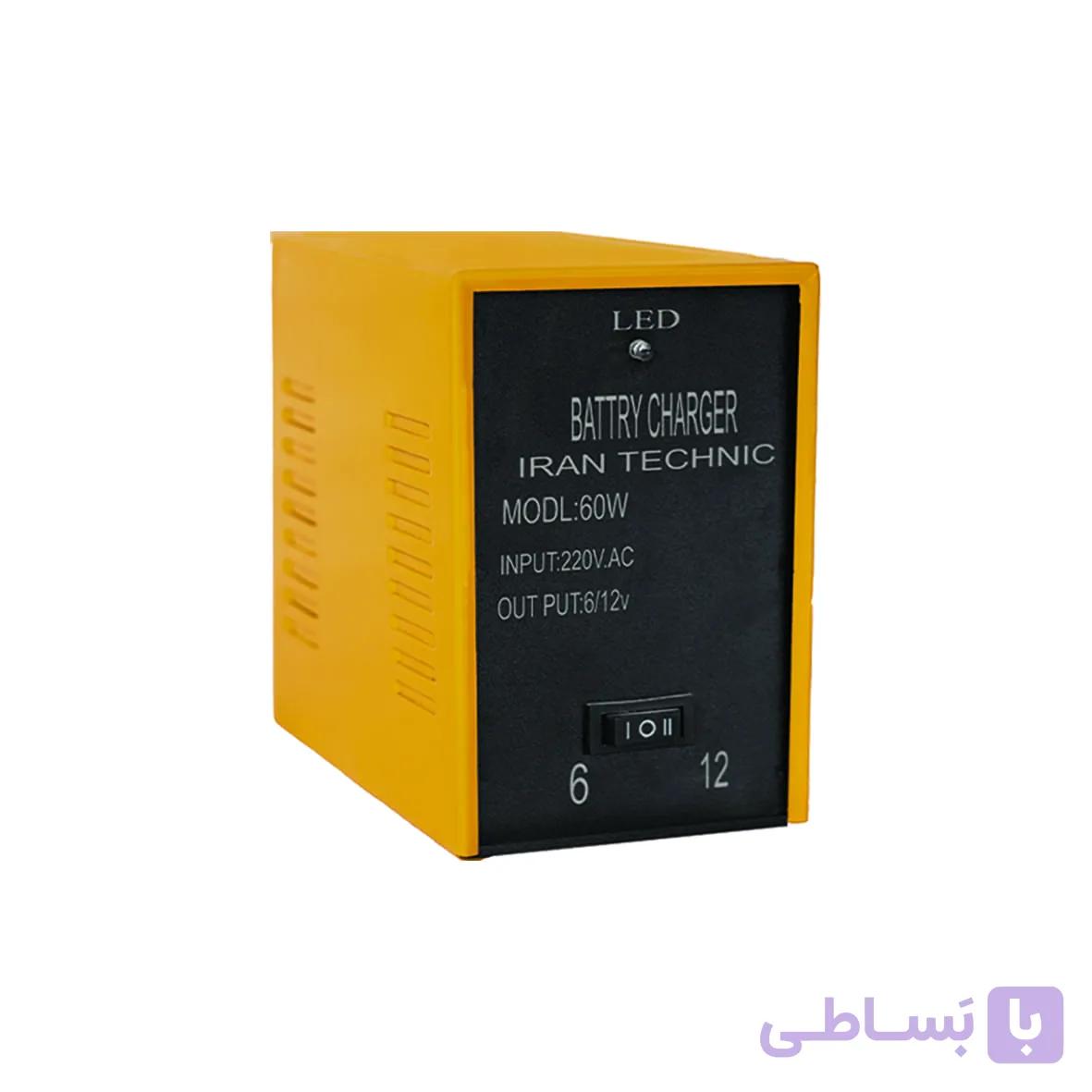 شارژر باتری خودرو مدل قابل حمل ایران تکنیک – سبک و کم حجم
