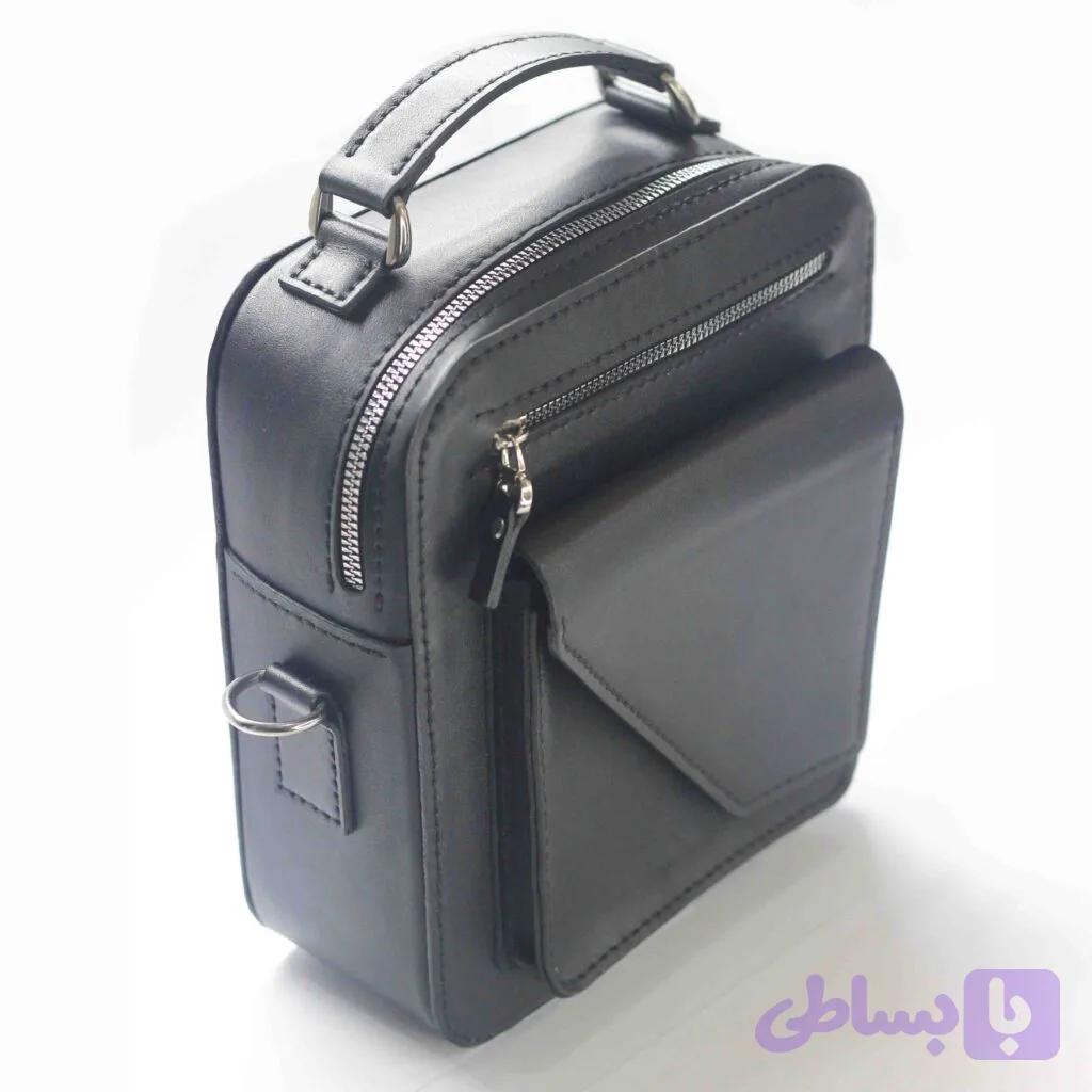 کیف دوشی چرم طبیعی دست دوز - چرم دوسین