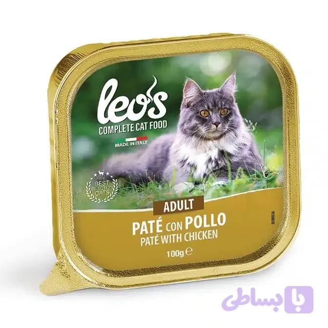 🐱ووم گربه مونژه لئو مدل پته با طعم مرغ | قیمت ارزان و بررسی 1405