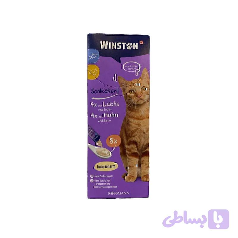 بستنی گربه وینستون با مرغ و ماهی | خرید بستنی گربه وینستون از پتشاپ فنچول