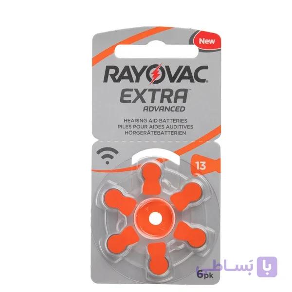 باتری سمعک شماره ۱۳ ریوواک بسته ۶ عددی – Rayovac hearing aid battery 13(6x)