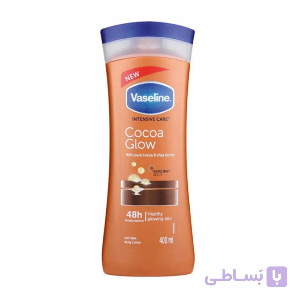 لوسیون بدن کاکائو وازلین – VASELINE COCOA RADIANT BODY LOTION