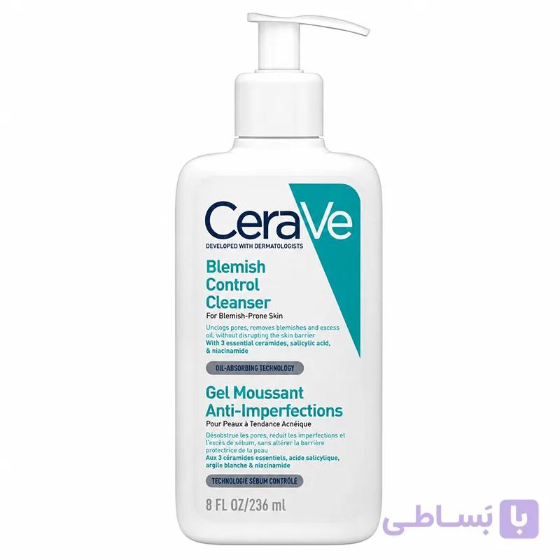ژل شستشو پوست چرب و جوش دار بلمیش کنترل سراوی