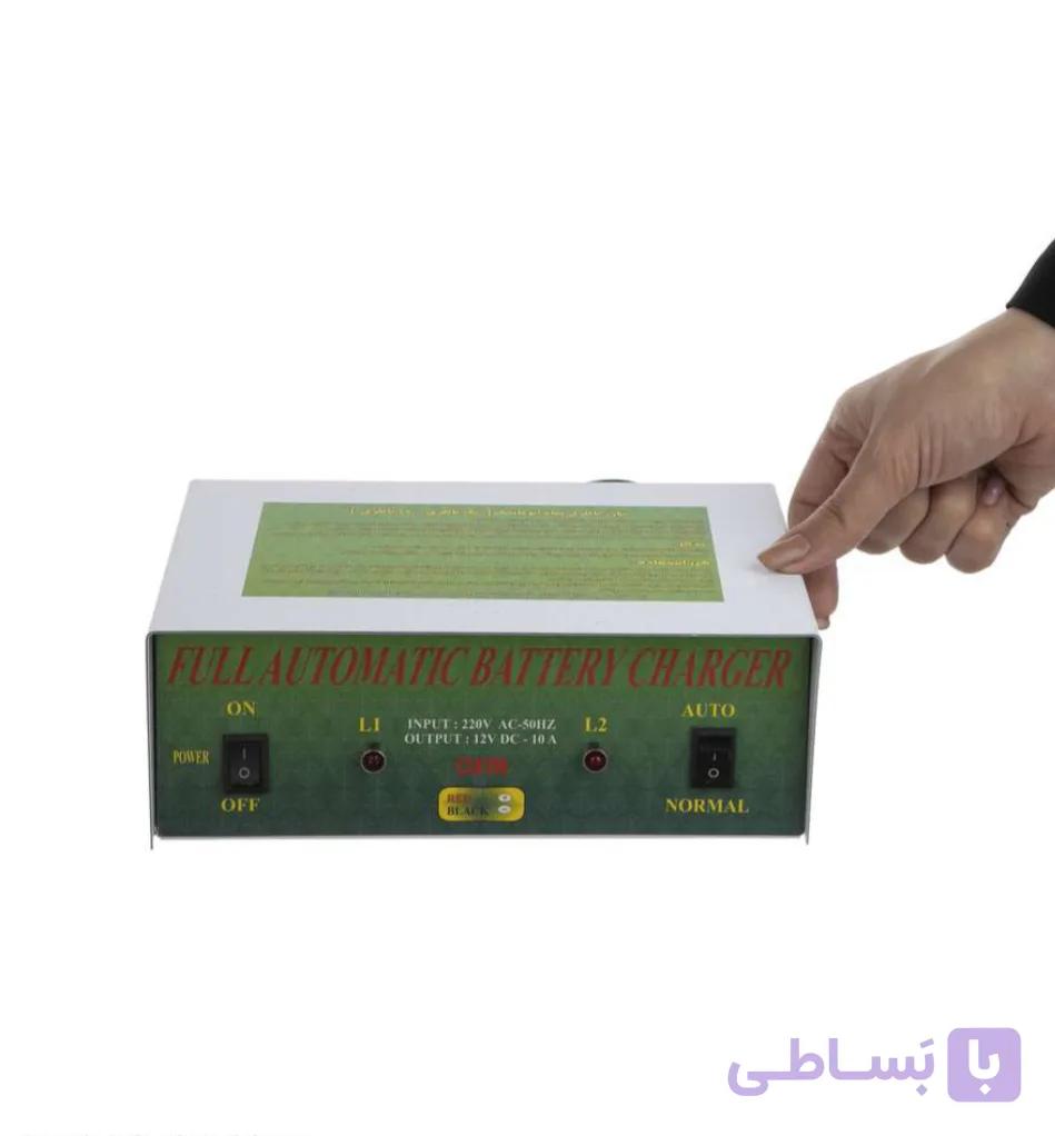 شارژر باتری۱۰ آمپر تمام اتوماتیک اتو مبیل و موتور سیکیلت