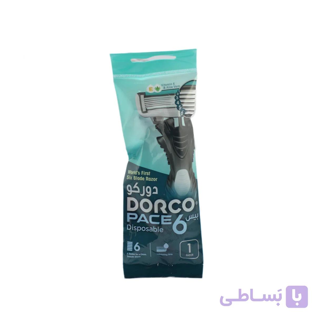 خودتراش 6 لبه دورکو مدل pace (بسته تک عددی)