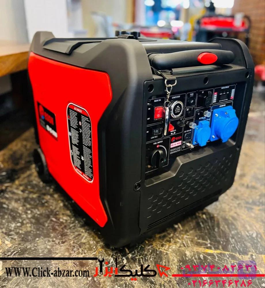 موتور برق 9 کیلو وات بنزینی سایلنت ادون مدل ED-IG9000