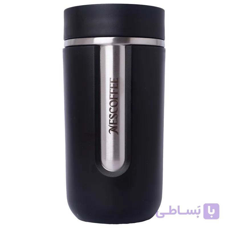 تراول ماگ مدل استیل کد NESCOFFEE گنجایش 0.3 لیتر