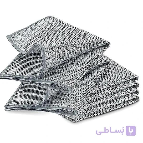 اسکاچ و سیم ظرفشویی مدل توری 5 عددی