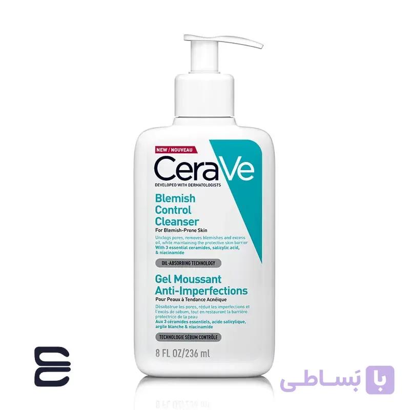 ژل شستشوی صورت ضد لک و جوش سراوی 236 میل Cerave Blemish Control Cleanser — تصویر 1