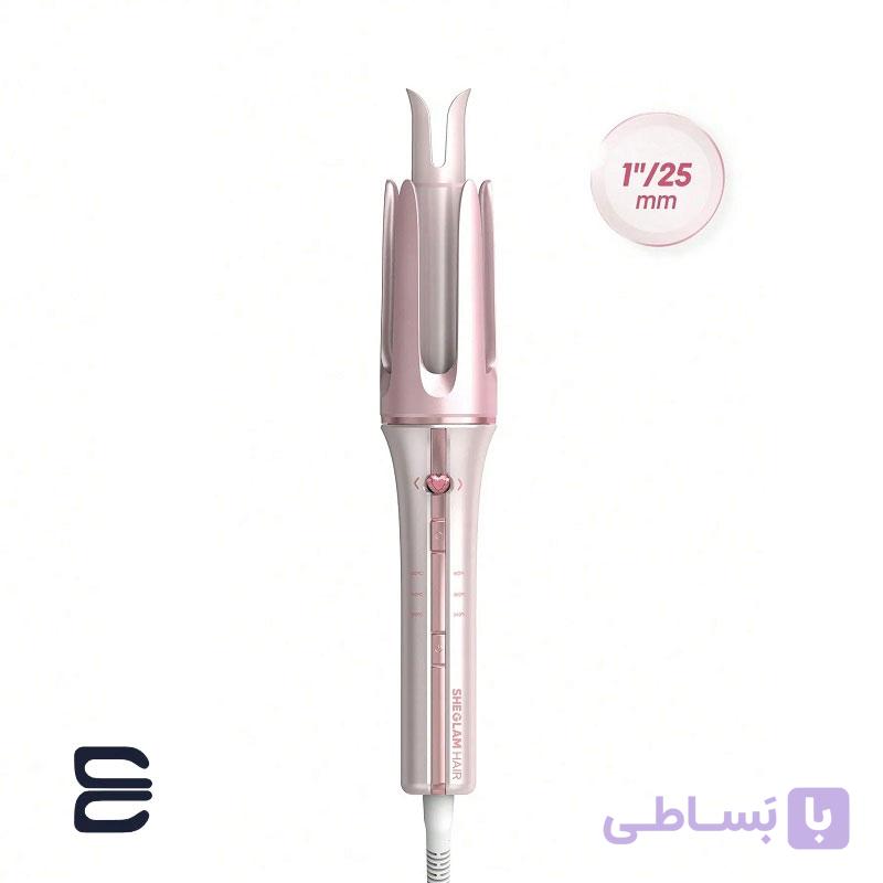 دستگاه فر کننده مو صورتی شیگلم سایز 25 میلی متری اورجینال — تصویر 1