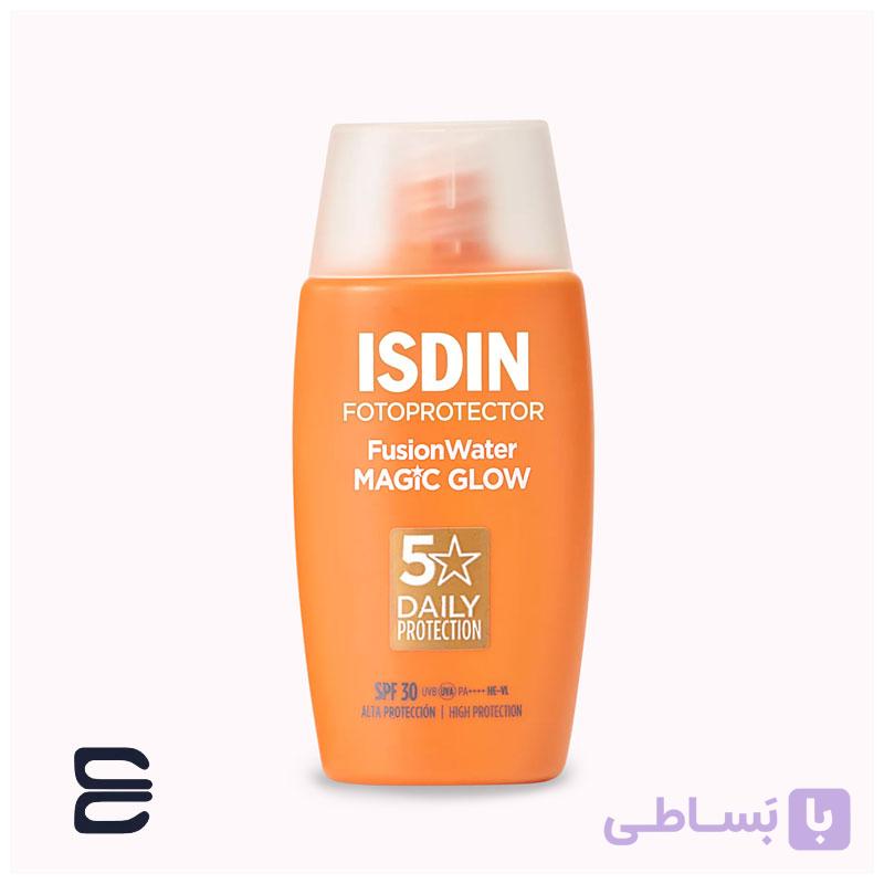 ضد آفتاب مجیک فیوژن واتر درخشان ایزدین SPF30 حجم ۵۰ میل فوق العاده سبک — تصویر 1