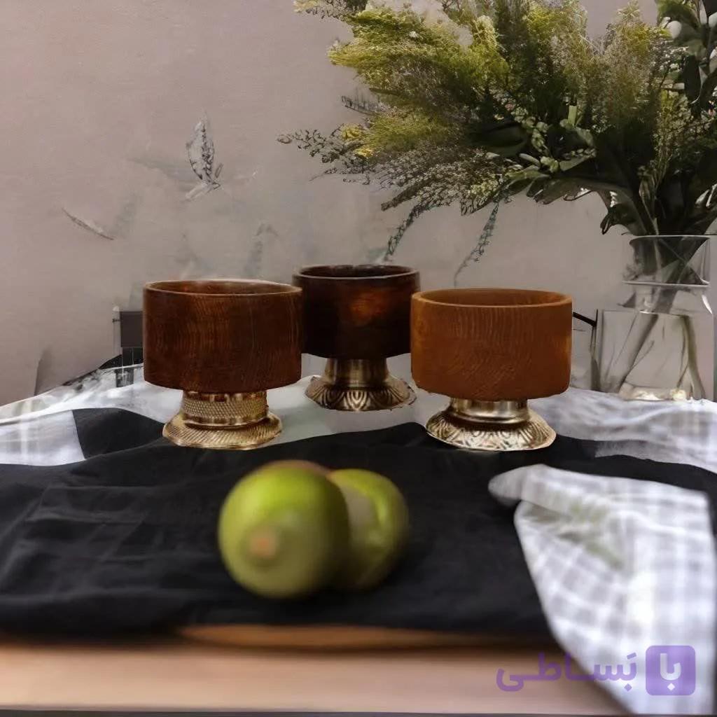 کاسه ۱۰ پایه برنزی
