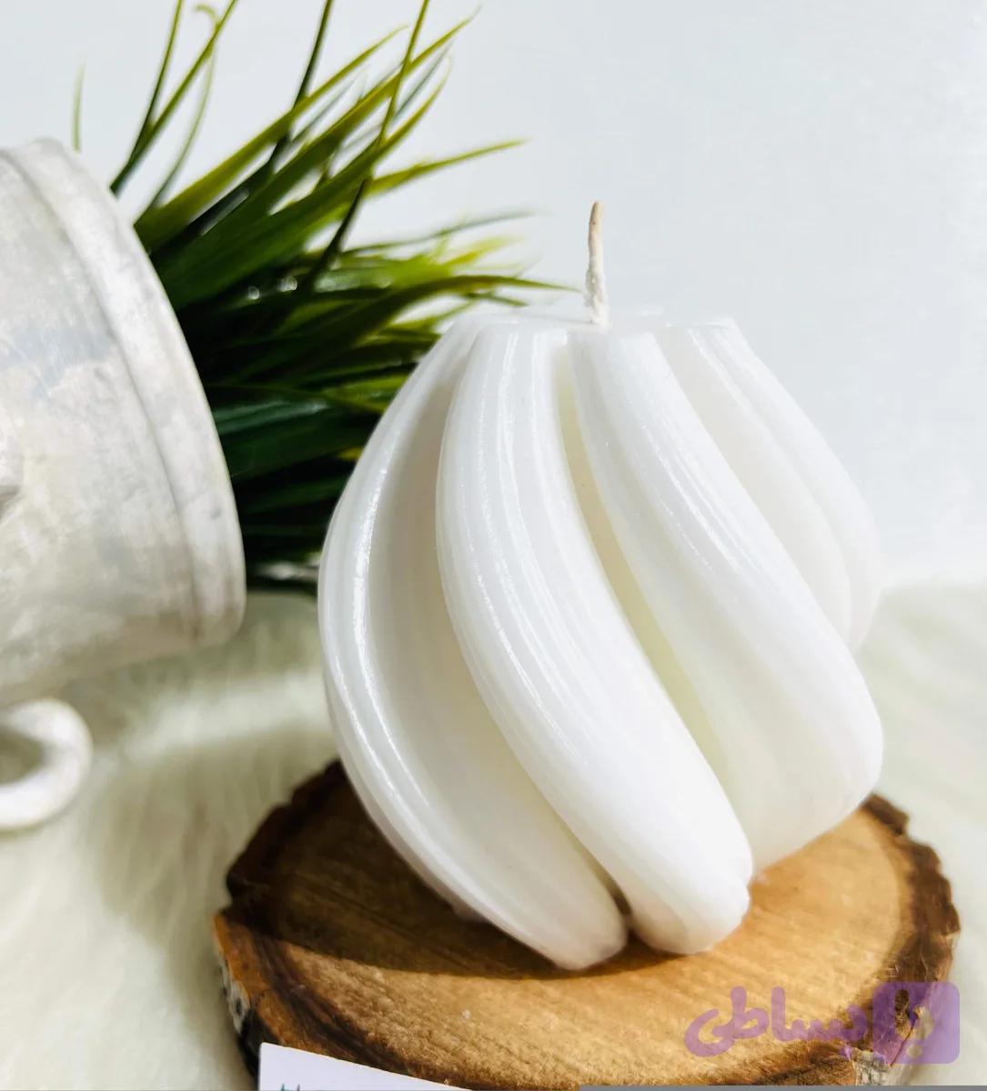 شمع مدل گوی ساحل یا موج