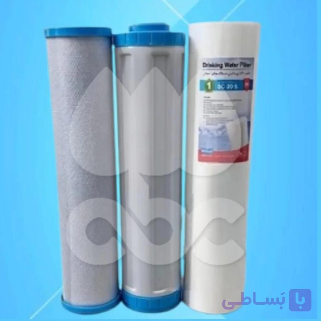 پک ۳عددی فیلترهای پیش تصفیه جامبو ۲۰ اینچ — تصویر 1