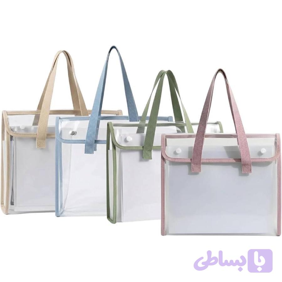پوشه فایل شفاف رنگی