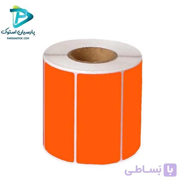 لیبل ۵۱*۳۴ PVC حرارتی دیجی کالا نارنجی تک ردیفه