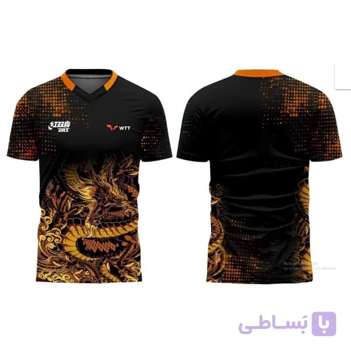 تیشرت دبل هپینس WTT Dragon آبی