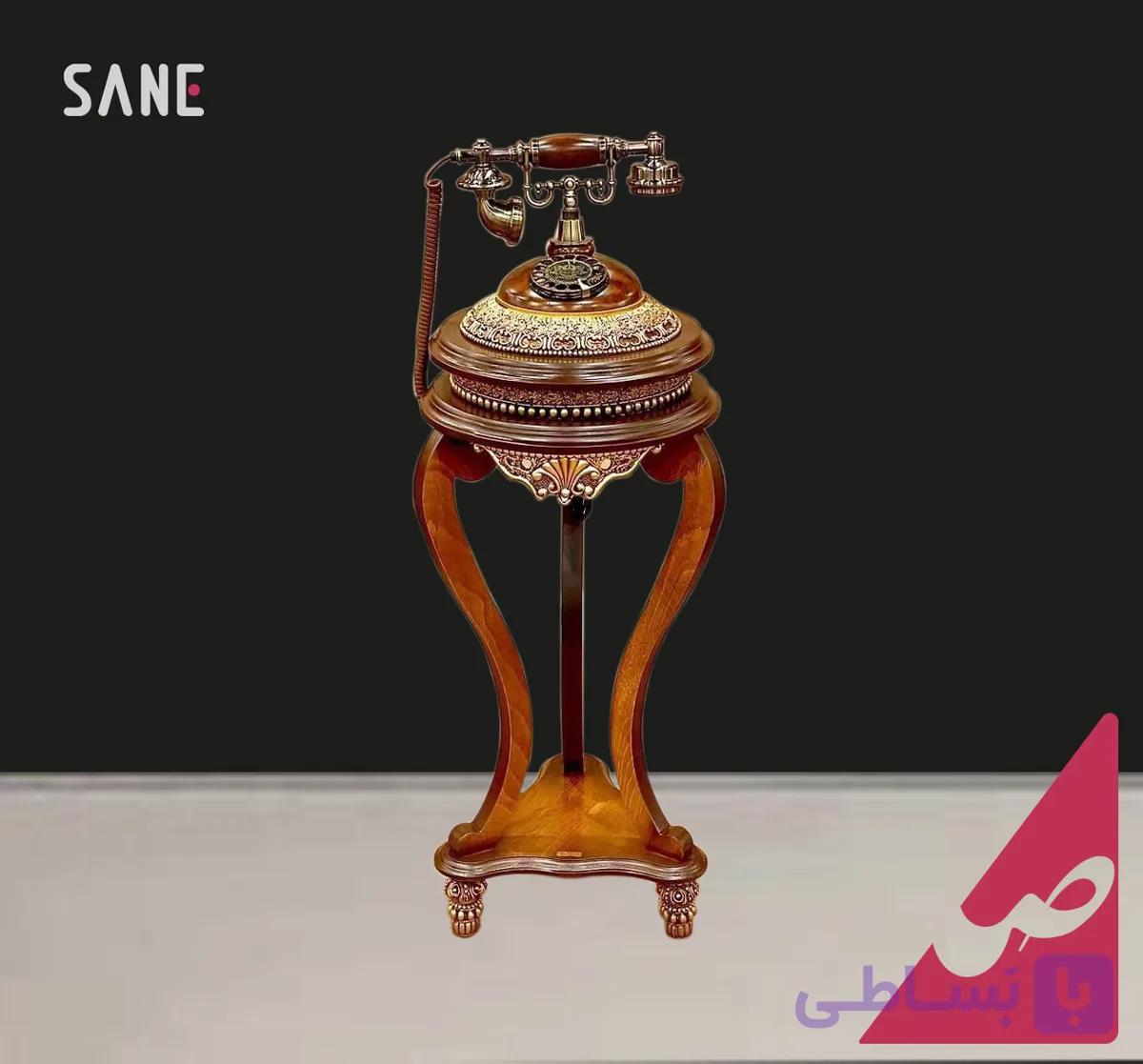 تلفن ایستاده چوبی صانع کد 52028-A