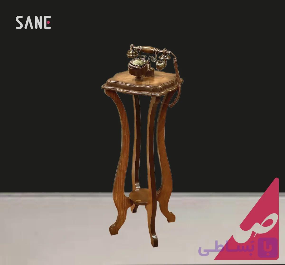 تلفن ایستاده چوبی صانع کد 52026-A