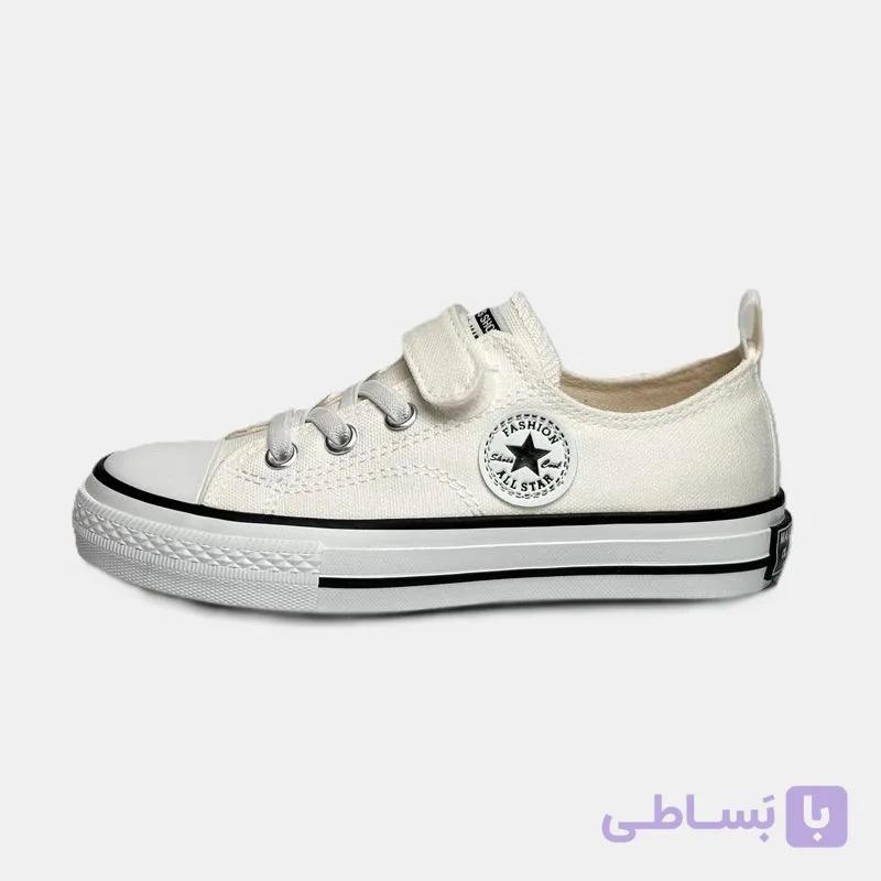 کتونی آل استار بچه گانه سفید وارداتی — تصویر 1