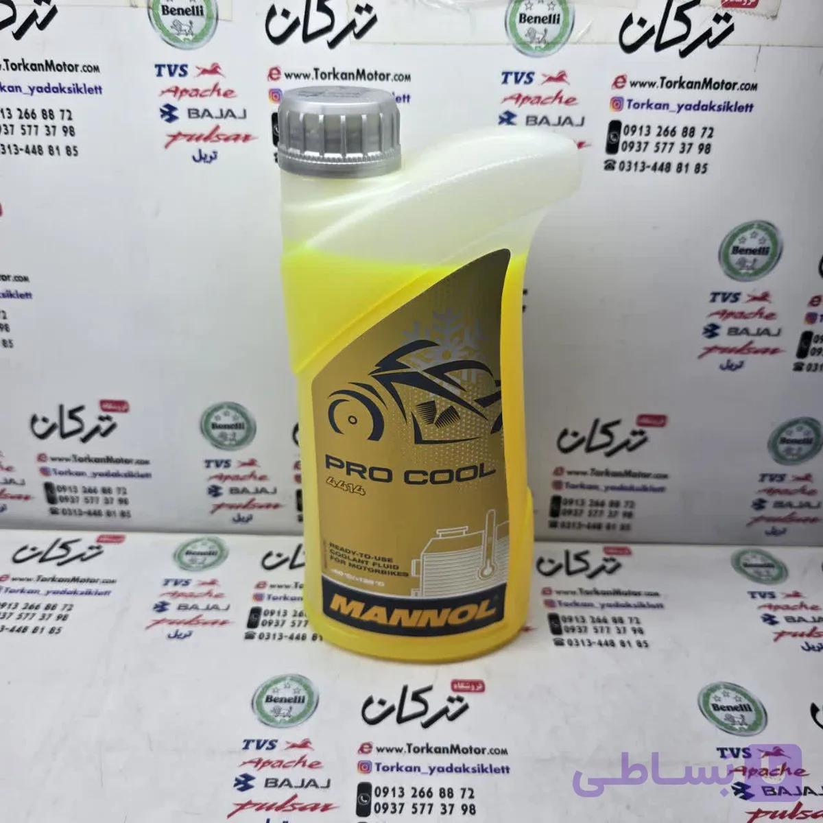ضد یخ کولانت موتور ( اب رادیاتور ) مانول mannol آلمان ( ا لیتری ) اصلی
