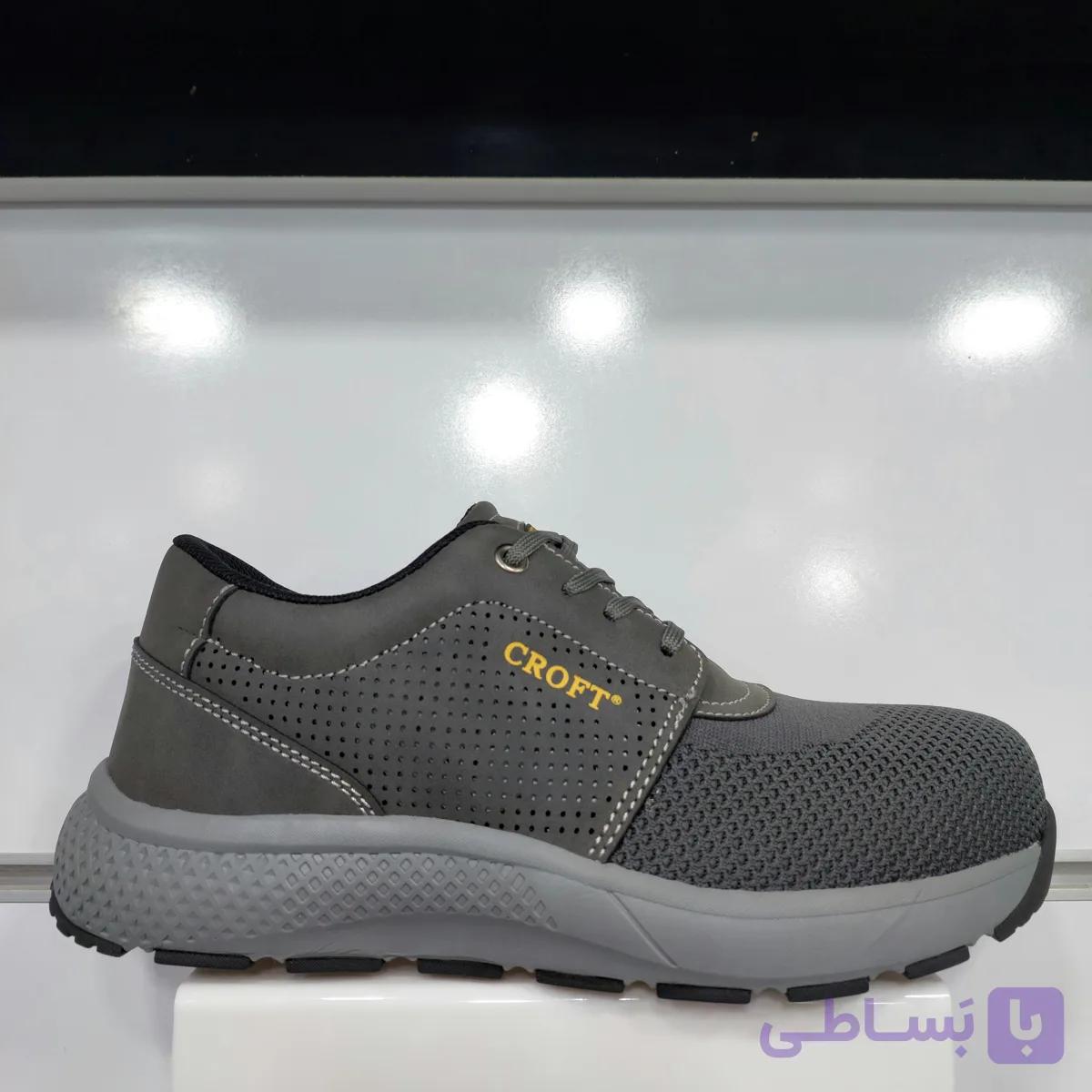 کفش ایمنی مهندسی کارگری اسپورت بدون ساق کرافت SH 71-GREY