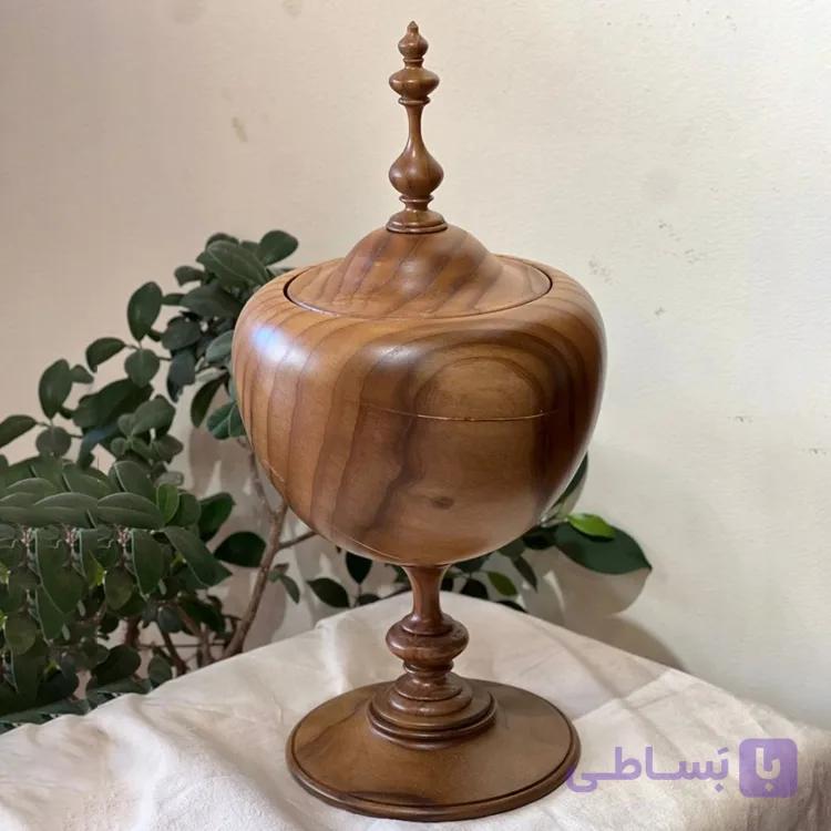 شکلات‌خوری چوبی دست‌ساز کد 1420002 — تصویر 1
