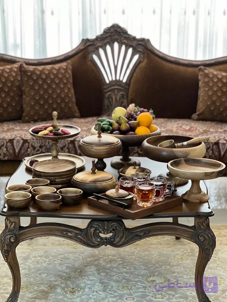 ست پذیرایی میراث گردو کد 50009 — تصویر 1