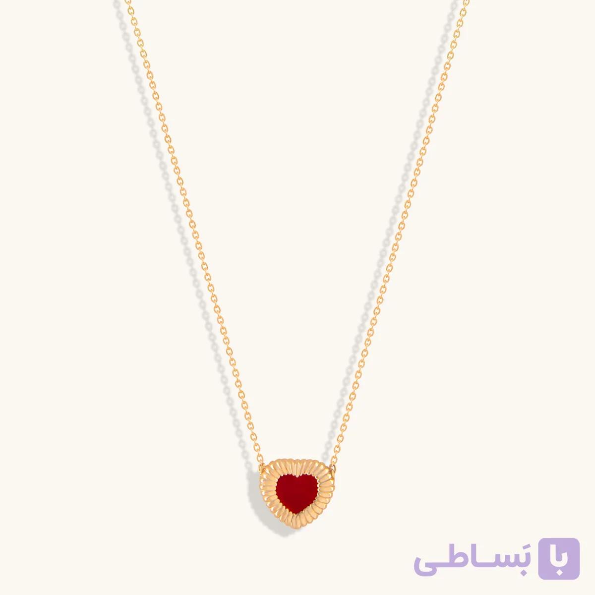 گردنبند طلا قلبا — تصویر 1