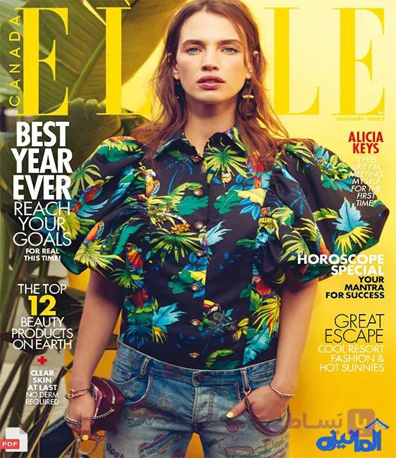 دانلود مجله ال ELLE January 2017 (کانادا) — تصویر 1