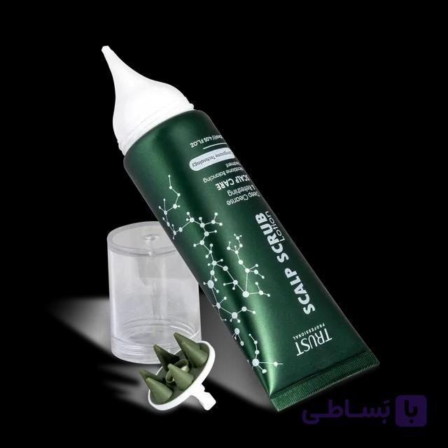 لوسیون اسکراب کف سر تراست | پاکسازی و لایه برداری پوست سر همراه اپلیکاتور — تصویر 1