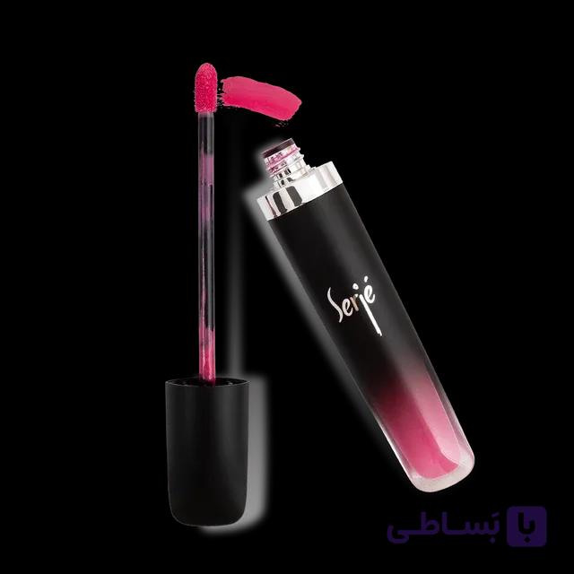 رژ لب مایع مخملی مات سرژه صورتی سرخابی کد 106 | Magenta Pink — تصویر 1
