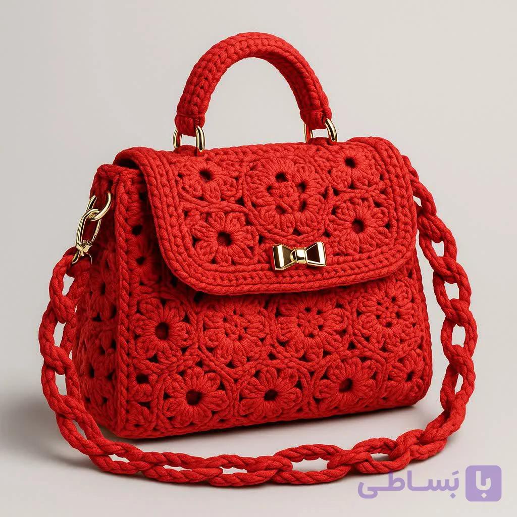 کیف دوشی بافت کد 3 — تصویر 1