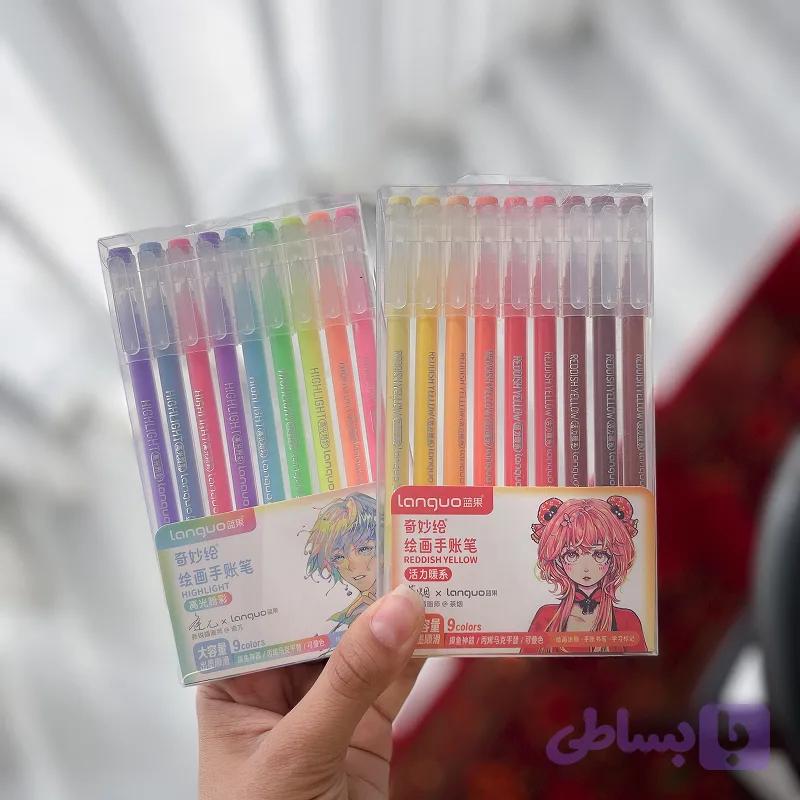 خودکار “ ژله ایی” لانگو ۹رنگ — تصویر 1