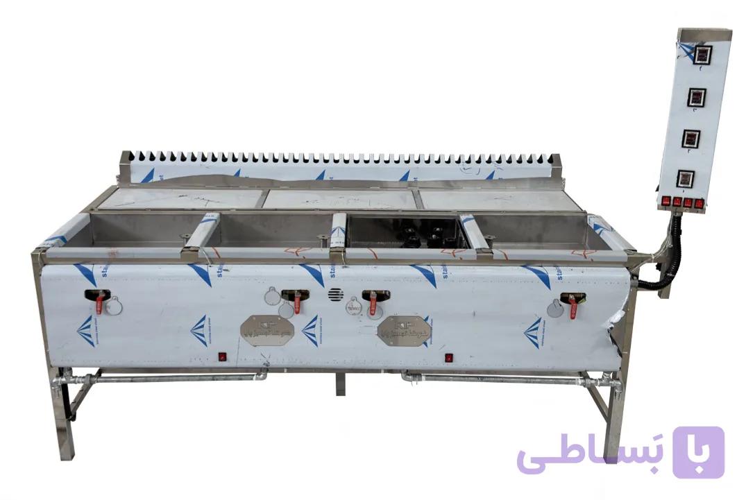 سرخ کن دیجیتالی سه لگن با ترموستات دیجیتالی تنظیم دمای روغن