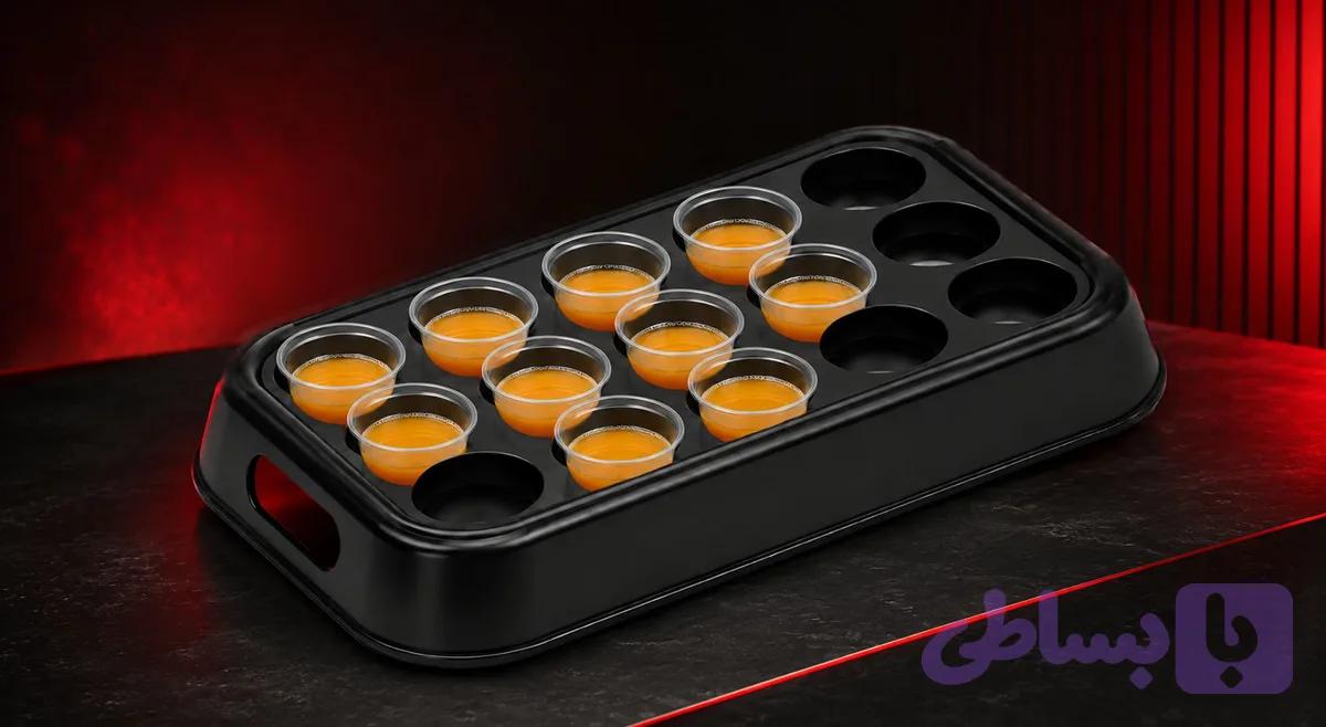 سینی پذیرایی حفره دار 15 خانه دانیال پلاستیک — تصویر 1