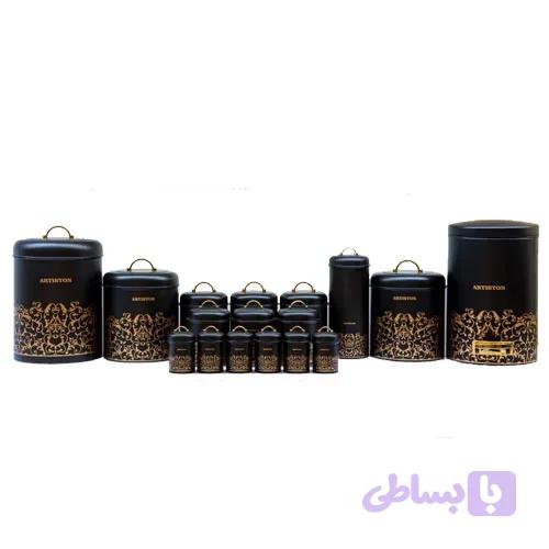 اورانوس 17پارچه ویکتوریا طرح بنجامین آرتیستون مشکی
