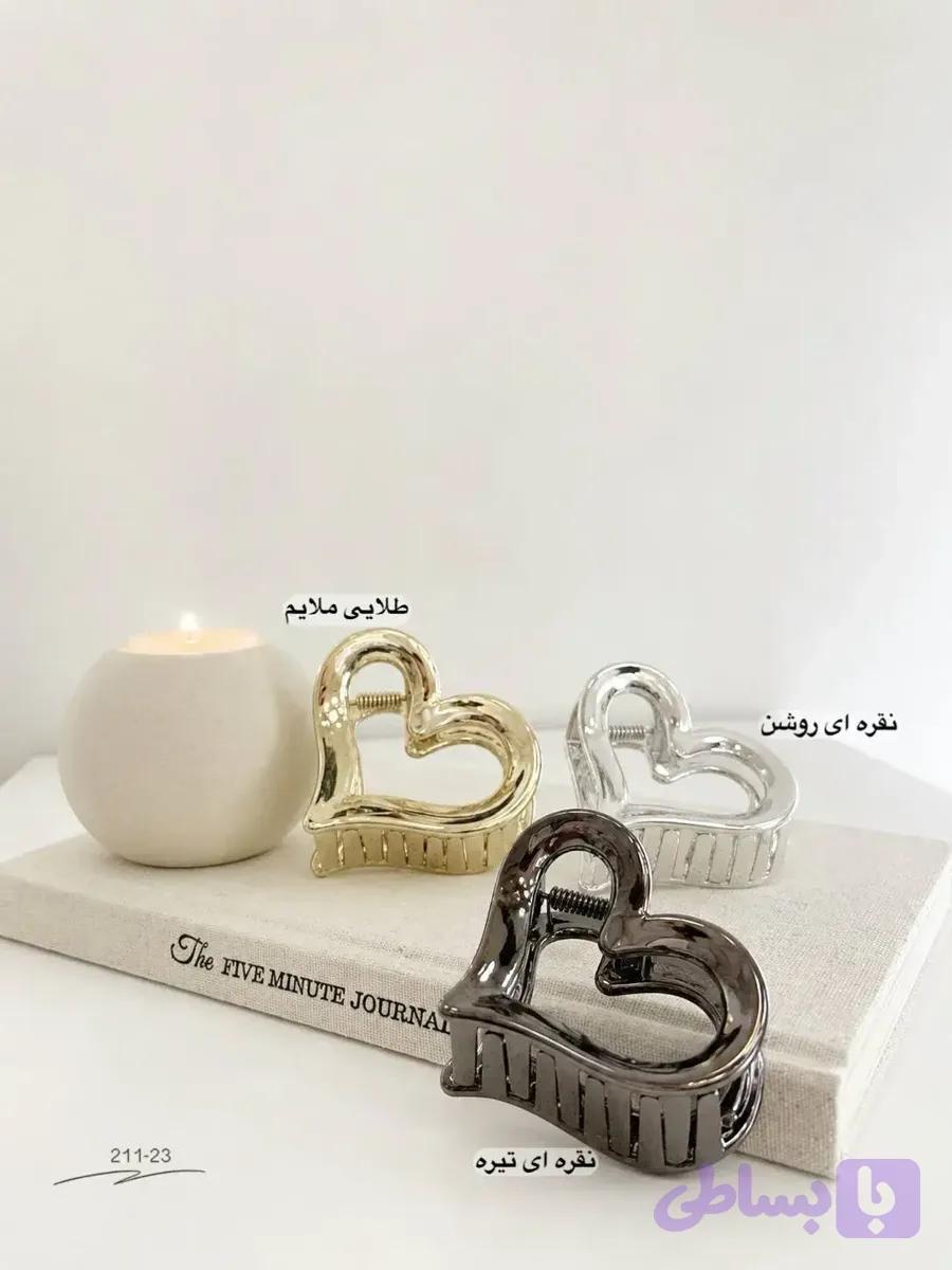 کلیپس قلبی رنگ کروم کد VD ۲۱۱-۲۳