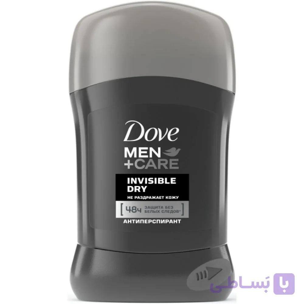 استیک دئودورانت ضد تعریق مردانه داو مدل Invisible Dry محافظت قدرتمند 48 ساعته حجم 50 میل