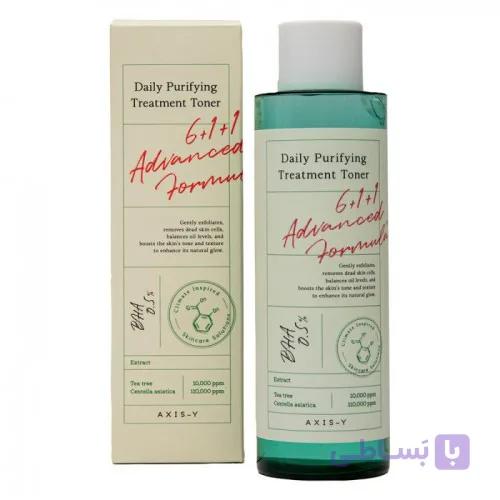 تونر ضدجوش و درمانی اکسیس وای حجم 200 میل AXIS-Y Daily Purifying Treatment Toner
