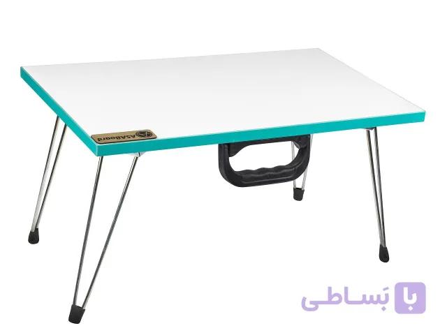 میز تحریر تاشو، وایت بردی و پایه دار رنگ مشکی | آبی | صورتی سایز ۶۰×۴۰ — تصویر 1